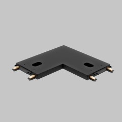 L - соединитель для ультратонкого магнитного шинопровода трековой системы UT25 48В, Черный IL.0007.3001 BK