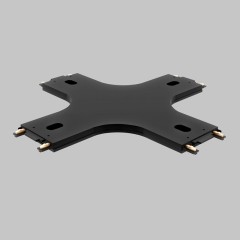 X - соединитель для ультратонкого магнитного шинопровода трековой системы UT25 48В, Черный IL.0007.3004 BK