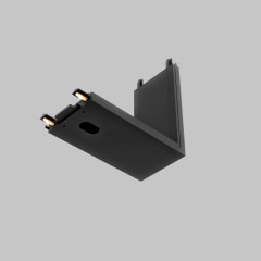 L- соединитель внутренний для ультратонкого магнитного шинопровода трековой системы UT25 48В, Черный IL.0007.3005 BK