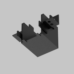 L- соединитель внутренний под ГКЛ 13мм для IL.0007.5001 (5002) трековой системы UT25 48В Черный IL.0007.5200-BK