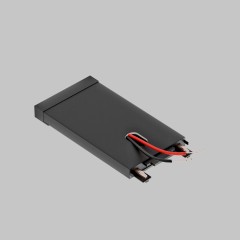 Ввод питания накладной для ультратонкого магнитного шинопровода трековой системы UT25 48В, Черный IL.0007.3009-BK