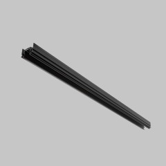 Магнитный шинопровод для потолков ПВХ трековой системы UT25 48В, 2 метра, Черный IL.0007.7002-BK