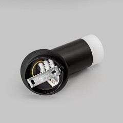 Светильник GU10 1*10W настенный спот Черный. Плафон акрил Белый матовый IL.0005.1501 BK