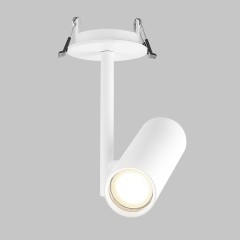 Светильник GU10 1*50W потолочный встраиваемый спот Белый IL.0005.4200-1R-WH