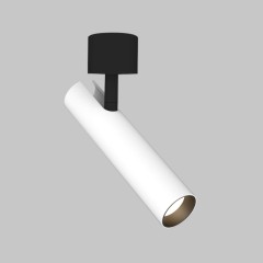 Светильник светодиодный спот 6W настенно-потолочный 220V, LED 3000K, Белый+Черный IL.0005.2201-WBK