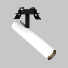 Светильник светодиодный спот 6W потолочный встраиваемый 220V, LED 3000K, Белый+Черный IL.0005.2201-R-WBK