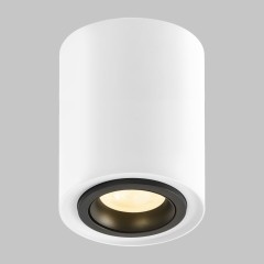 Светильник GU10 1*50W потолочный спот Белый / Черный IL.0005.2400-WBK