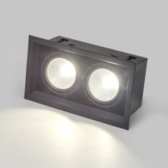 Светильник карданный LED 2*20W встраиваемый, BK IL.0006.2200