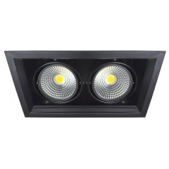 Светильник карданный LED 2*20W встраиваемый, BK IL.0006.2200