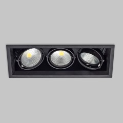 Светильник карданный LED 3*20W встраиваемый, BK IL.0006.2300
