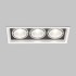Светильник карданный LED 3*20W встраиваемый, WH IL.0006.2315