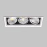 Светильник карданный LED 3*20W встраиваемый, WH IL.0006.2315