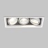Светильник карданный LED 3*20W встраиваемый, WH IL.0006.2315