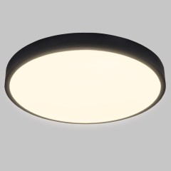 Светильник светодиодный потолочный накладной 500мм 72W 3000/4000/6000K Черный PLC.500-72-CCT-BK