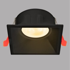Светильник встраиваемый поворотный GU10 50W Черный IL.0029.0004-BK