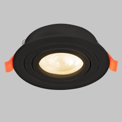 Светильник встраиваемый поворотный GU10 50W Черный IL.0029.0007-BK