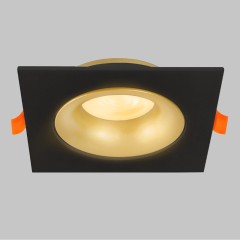 Светильник встраиваемый поворотный GU10 50W Черный/Матовое Золото IL.0029.0010-BMG