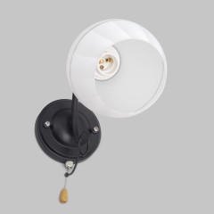 Бра 1*60Вт E27 MD.3314-1-W BK+CH