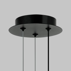 Люстра подвесная, 1*GX53, черный+бронза MD.23103-1-P-BK+BR