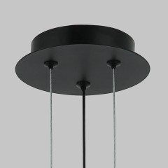 Люстра подвесная, 1*GX53, черный+бронза MD.23105-1-P-BK+BR