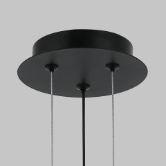 Люстра подвесная, 1*GX53, черный+бронза MD.23106-1-P-BK+BR