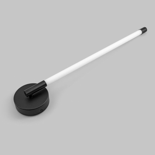 Бра настенное LED 8W, матовый черный PLW-7048-600SBK