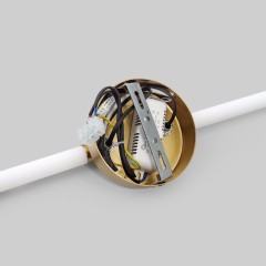 Бра настенное двойное LED 14W, матовое золото PLW-7048-1000SGD