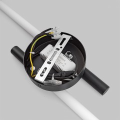 Бра настенное двойное LED 8W, матовый черный PLW-7048-570SBK