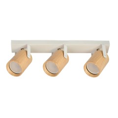 Светильник GU10 3*50W настенный спот Светлое дерево / Белый SP.034-53-86