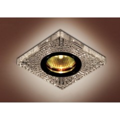 Светильник MR16+LED встраиваемый AL/CLEAR 35Вт+LED 3Вт IL.0026.1703