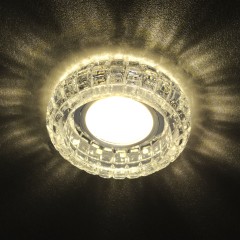 Светильник MR16+LED встраиваемый CH/CLEAR 35Вт+LED 3Вт IL.0026.2703