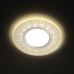 Светильник MR16+LED 3W 4000K, встраиваемый акрил, CH/WH+CH IL.0030.0602