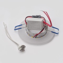 Светильник MR16+LED 3W 4000K, встраиваемый акрил, CH/WH+CH IL.0030.0602