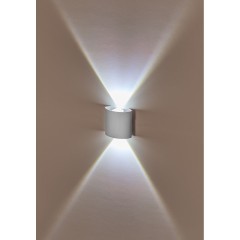 Светильник настенный LED 2x1W 4200K Белый 220V IP54 IL.0014.0001-2 WH