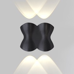 Светильник настенный LED 4x1W 4200K Черный 220V IP54 IL.0014.0019-4-BK