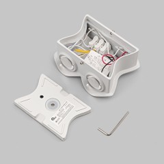 Светильник настенный LED 4x1W 4200K Белый 220V IP54 IL.0014.0019-4-WH