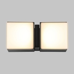 Светильник уличный настенный LED 2*6W 4000K Черный 220V IP54 IL.0014.0026-2-BK