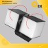 Светильник уличный настенный LED 2*6W 4000K Черный 220V IP54 IL.0014.0026-2-BK