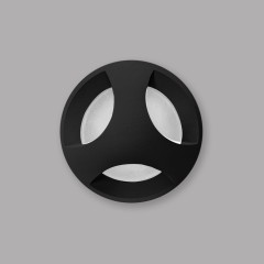 Подсветка для лестниц LED 3Вт 3000К IP54 Черный IL.0013.3002-BK