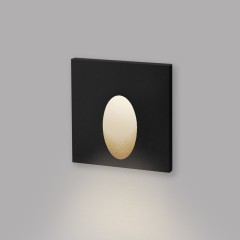 Подсветка для лестниц LED 3Вт 3000К IP54 Черный IL.0013.3004-BK