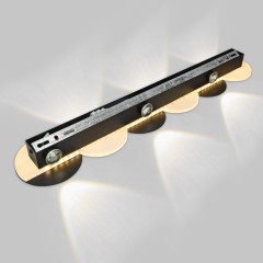 Настенный светильник, LED 6*2W+18W, черный матовый IL.0040.0060-6-MBK