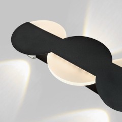 Настенный светильник, LED 6*2W+18W, черный матовый IL.0040.0060-6-MBK