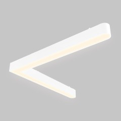 Светильник угловой рассеянного света для трековой системы UT25 48В 20Вт, 4000K, Белый IL.0007.1600-20-WH