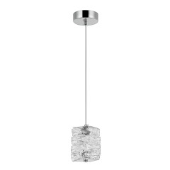 Люстра подвесная светодиодная, LED 4W, 3000К+4000К+6000К, К5 кристалл, 120 мм CR.0808-120-1-P-CH