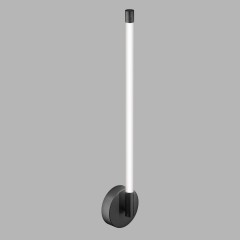 Бра настенное LED 8W, матовый черный PLW-7048-600SBK