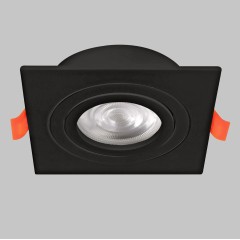 Светильник встраиваемый поворотный GU10 50W Черный IL.0029.0008-BK