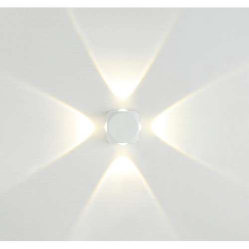 Светильник настенный LED 4*2W 4000K Белый 220V IP54 IL.0014.0016-4 WH